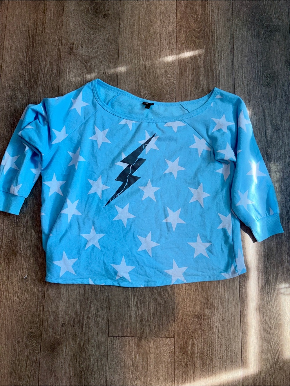 torrid Light Blue Crewneck Pullover